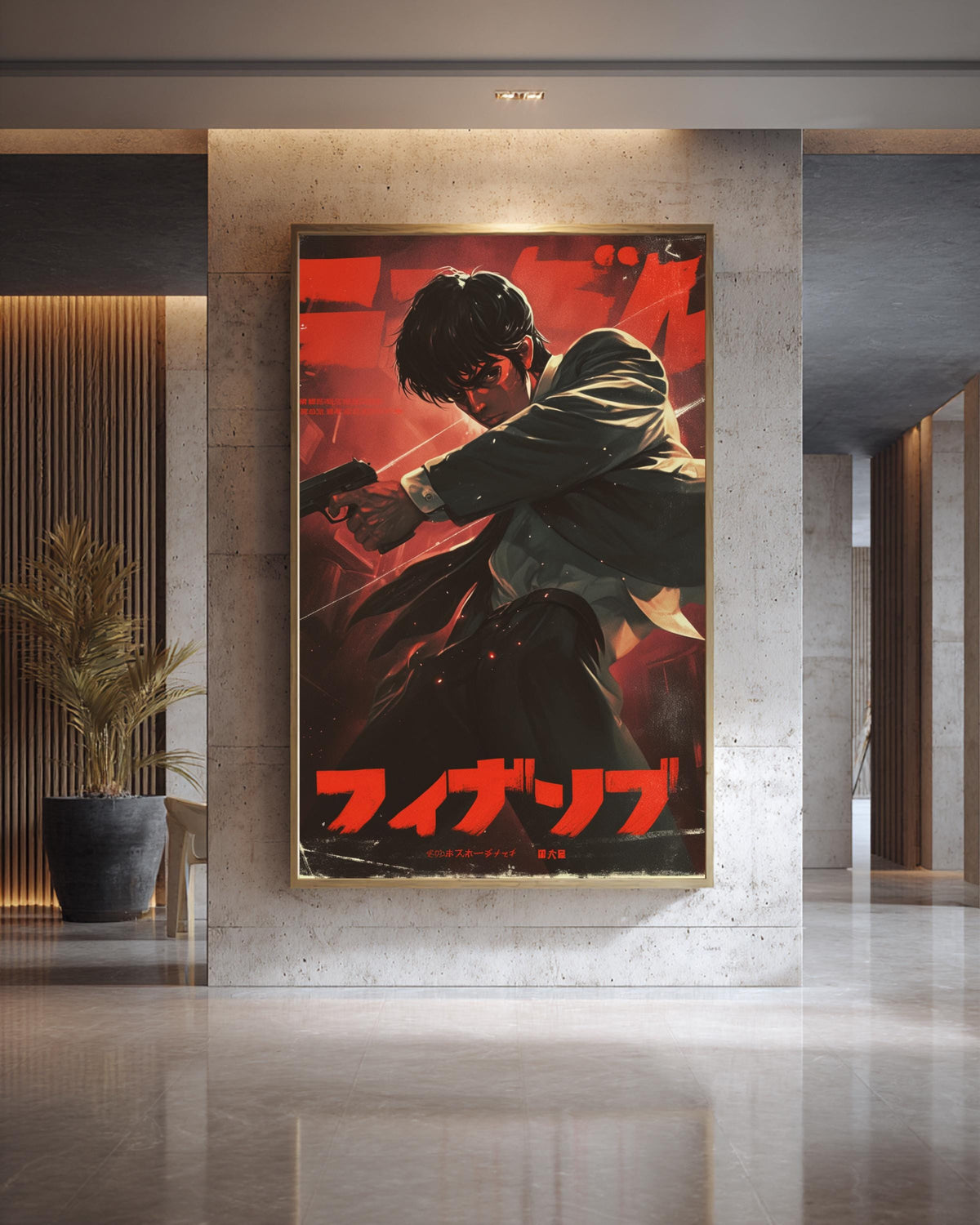 Retro Anime Poster, Vintage 1980s Japanese Film Print, Framed Unframed or Digital