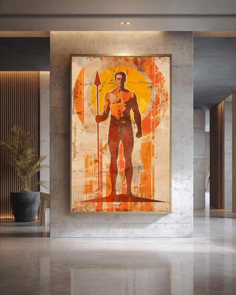 Greek Mythology Art, Apollo Sun God Print, Vintage Wall Decor, Framed Unframed or Digital