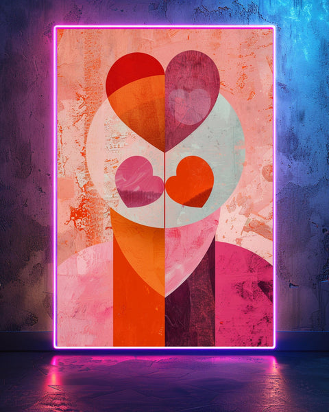 Greek Mythology Art, Eros Love Heart Retro Poster, Framed Unframed or Digital