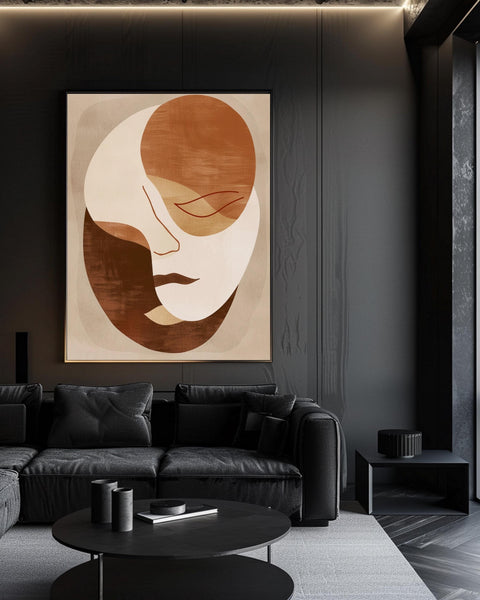 Greek Mythology Art, Hypnos God of Sleep Print, Calm Minimalist, Framed Unframed or Digital