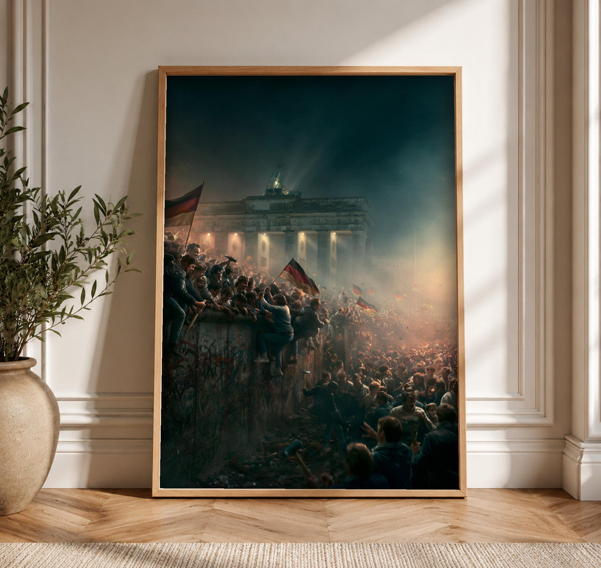 Berlin Wall Art, Cold War Germany Print, Framed Unframed or Digital