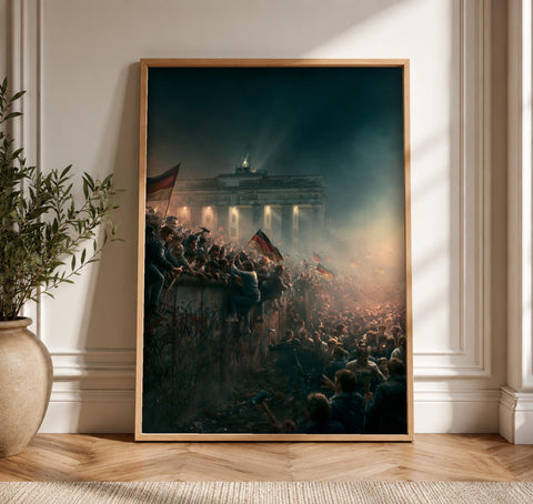 Berlin Wall Art, Cold War Germany Print, Framed Unframed or Digital