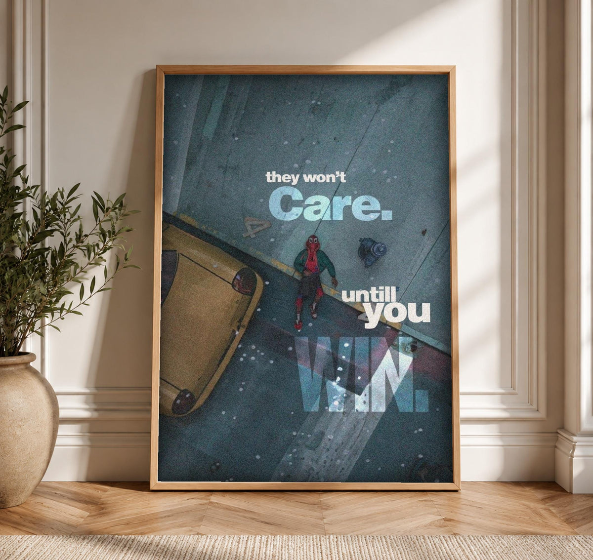 Motivational Poster, Urban Street Champion, Hypebeast Decor, Framed Unframed or Digital